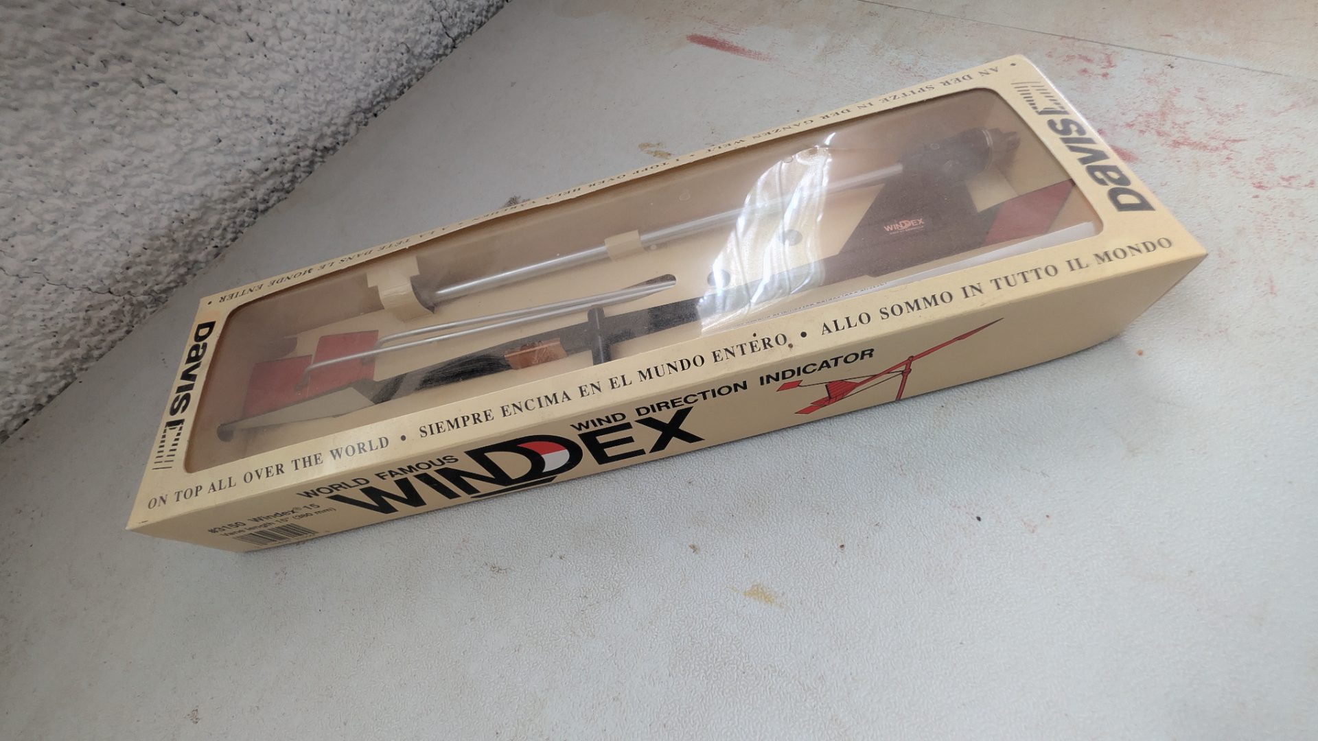 Davis Windex 15 Wind Direction Indicator - Vintage New in Original Box