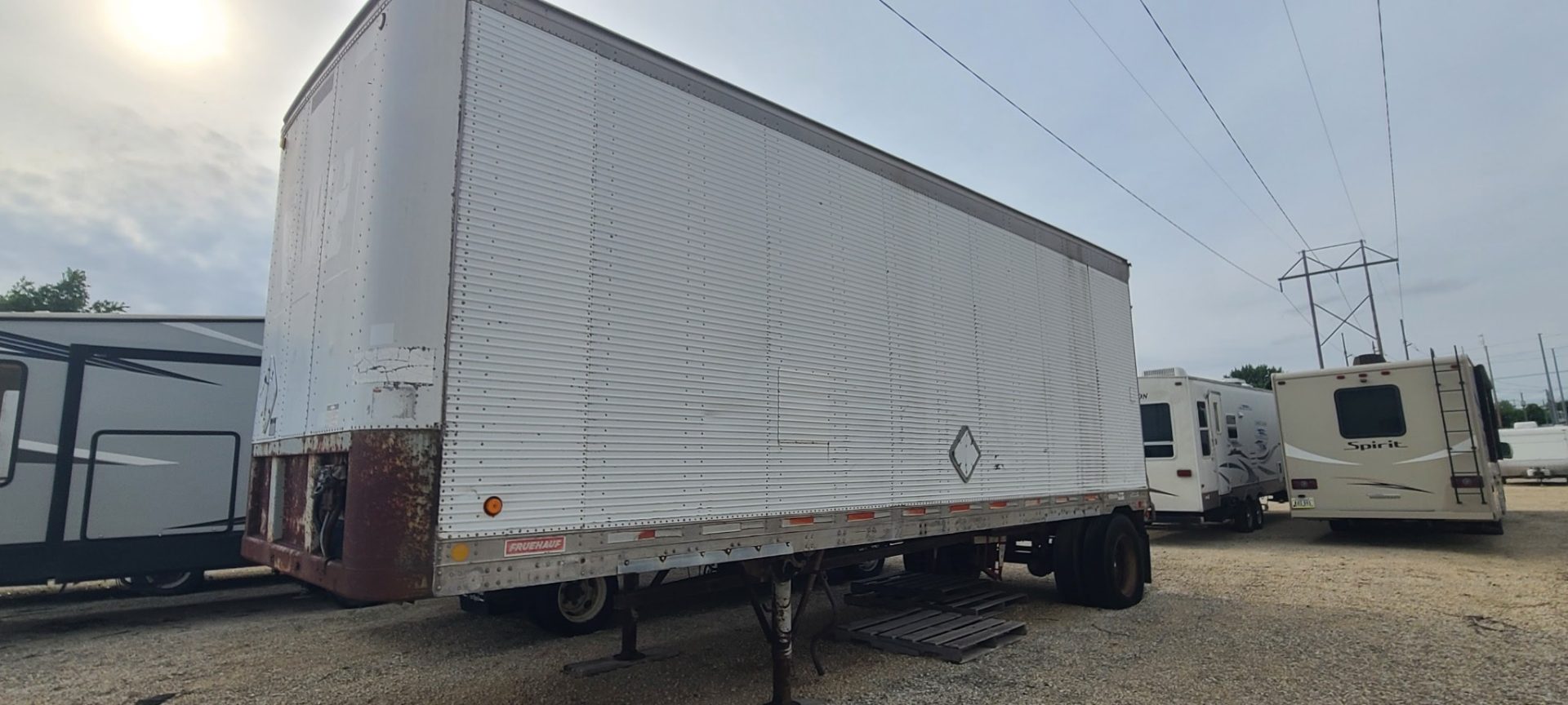 Fruehauf 50 ft dry van trailer